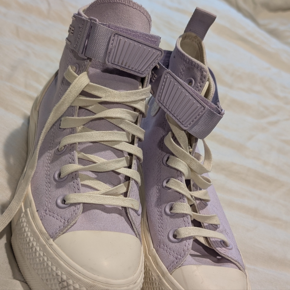 Lavender High-Top Converse